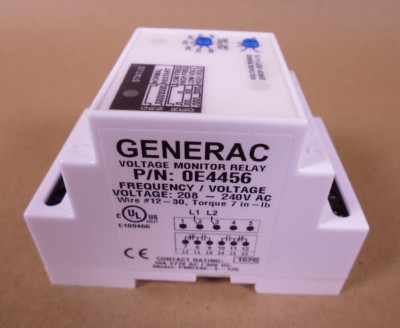 OEM Generac 0E4456 Voltage Frequency Monitor Relay , 208-240VAC