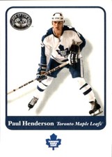2001-02 Fleer Greats of the Game #42 Paul Henderson TORONTO MAPLE LEAFS