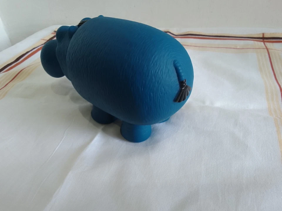 Pippo Ippopotamo Lines Huggies Design Armando Testa 15 cm, vintage - Immagine 4 di 4