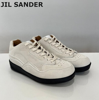 JIL SANDER CREM MEN'S SNEAKERS.