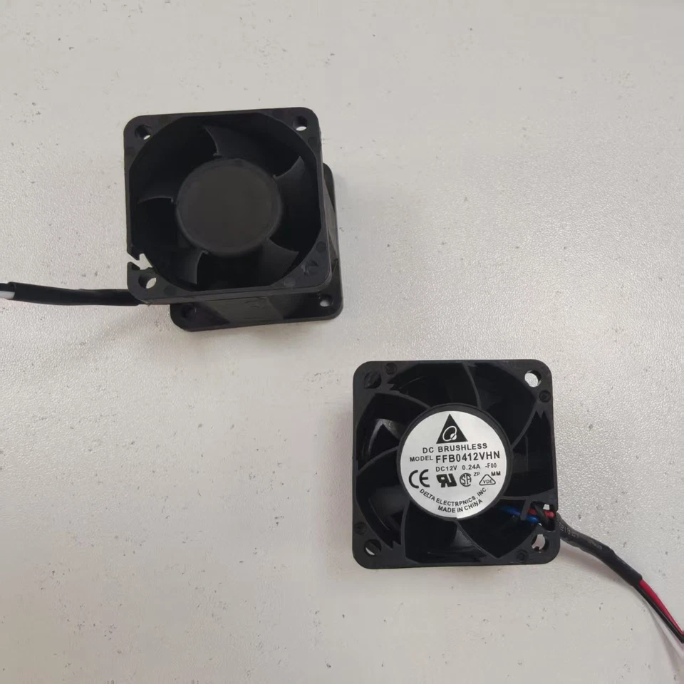 10X Delta FFB0412VHN -F00 DC 12V 0.24A 15.79CFM High Speed Fan 40x40x28mm 4028 - Image 2 of 2