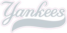 New York Yankees Vinyl Decal Sticker Car Truck Bumper Tumbler Mug