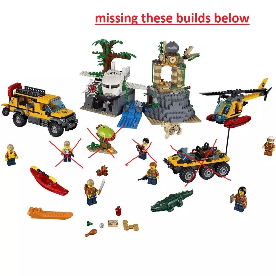 Lego City 60161 Jungle Exploration Site Set Retired - missing bag #1 - Image 3 of 3