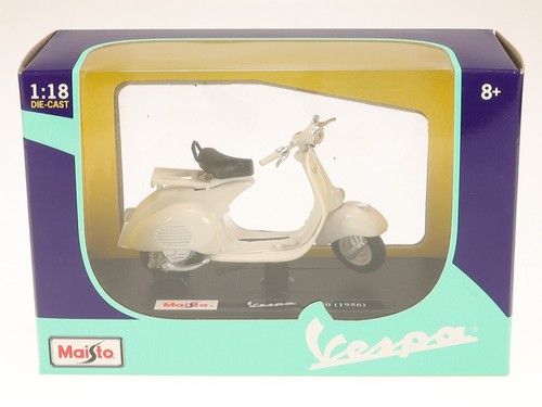 Vespa 150 1956 gris Motor scooter modelo Maisto 1/18 - Imagen 4 de 4