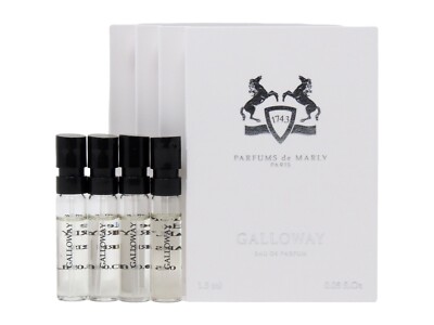 PDM PARFUMS DE MARLY GALLOWAY EDP 1.5ml .05fl oz x 4 COLOGNE PERFUME SAMPLES