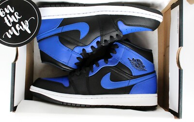 靴 Nike Air Jordan 1 Mid Hyper  Jordan 1 Mid Hyper Royal for Sale | Authenticity Guaranteed