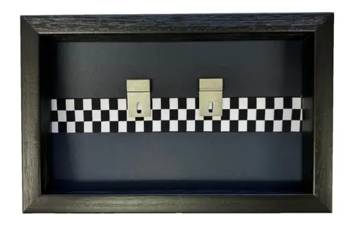 police medal display case. black frame image 2