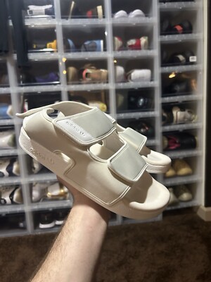 Adidas Adilette Sandal 3.0 Men's Size 8 EG5026  White Sandals Originals NEW