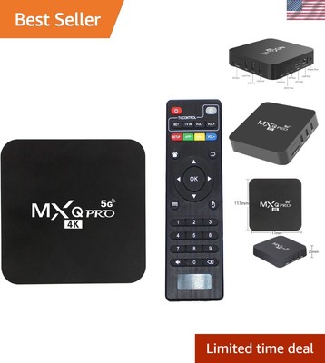 Advanced 2GB RAM, 16GB ROM TV Box - 2024 Android 13.1 Quad-Core Media Player