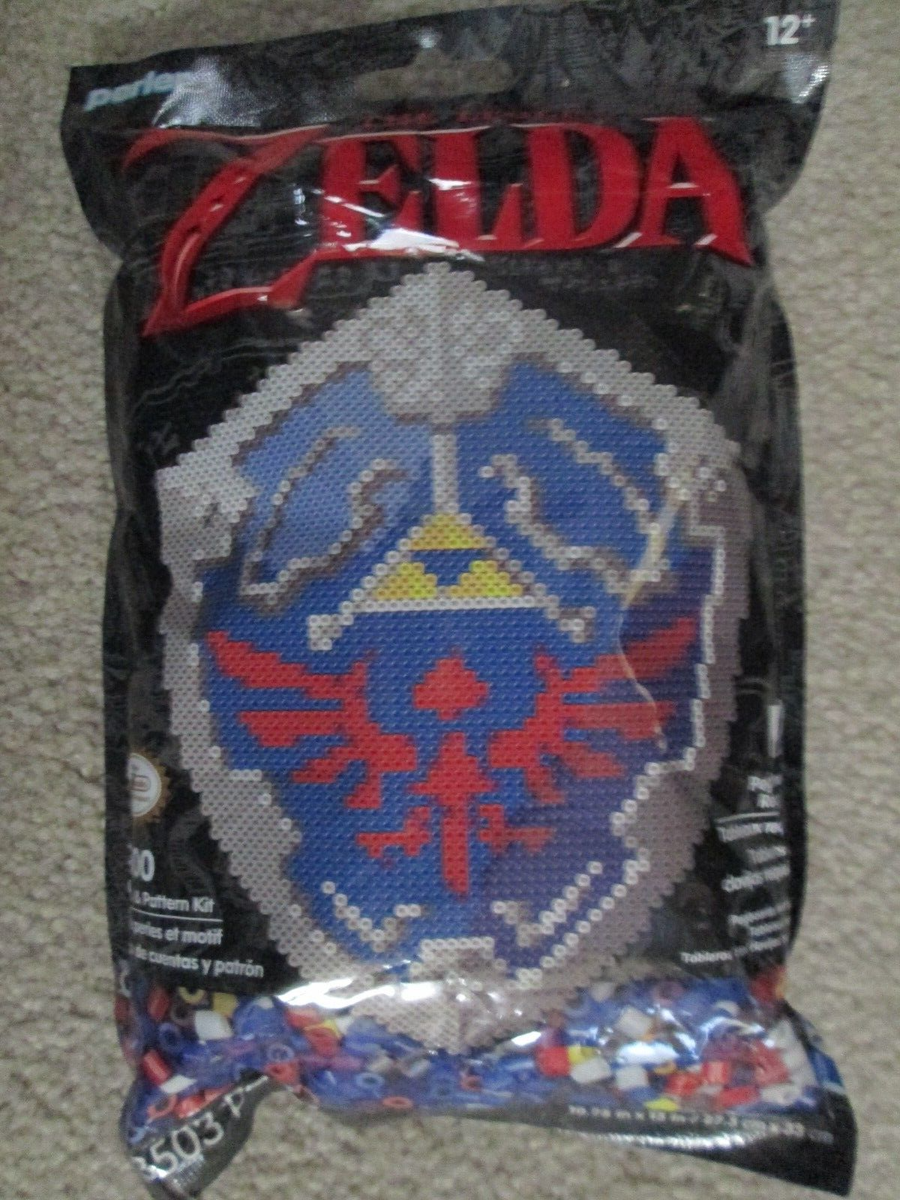 The Legend of Zelda Hylian Shield Perler Beads Pattern Kit 80