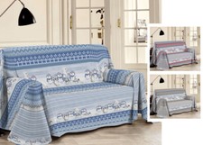 Telo Arredo Multiuso Linea Pensieri Delicati In Cotone Disegno Inverno Polare