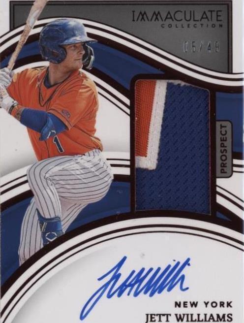 2023 Panini Immaculate Collection - Prospect Patch Autographs Jett ...