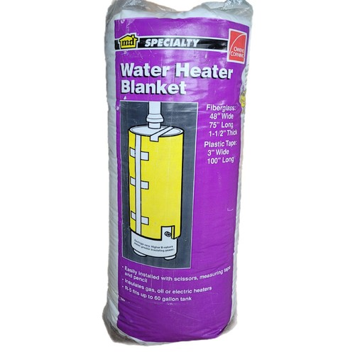 NEW Owens Corning 04671 Water Heater Blanket R5 Fits Up To 60 Gallon