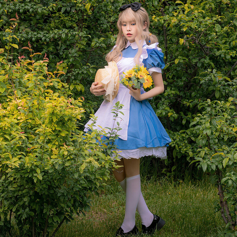 slim fit dress slacks Discover Exquisite Tendou Alice Maid Cosplay main image 1