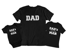Conjunto de camisas a juego de papá y papá pequeño hombre regalo del día del padre traje de papá hijo