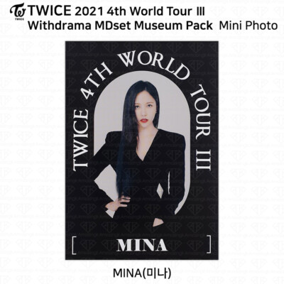 TWICE 2021 4th World Tour III MD Set Museum Park Mini Photo