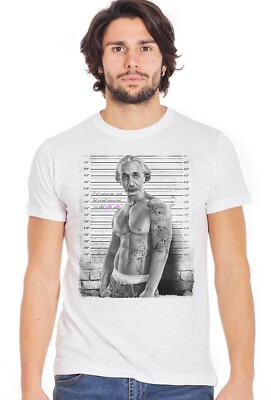 Einstein Tattoato Muscle 2075-7 T-Shirt Urban Men Herren 100% Baumwolle geflammt