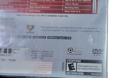 Disney Sing It High School Musical 3 Senior Year (PlayStation 2 PS2) New - Picture 7 of 8