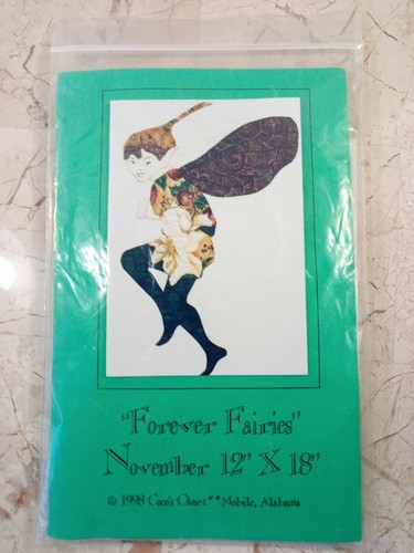 FOREVER FAIRIES November 12" x 18" Applique Pattern Kit Coco's Closet Mobile AL - Picture 7 of 7