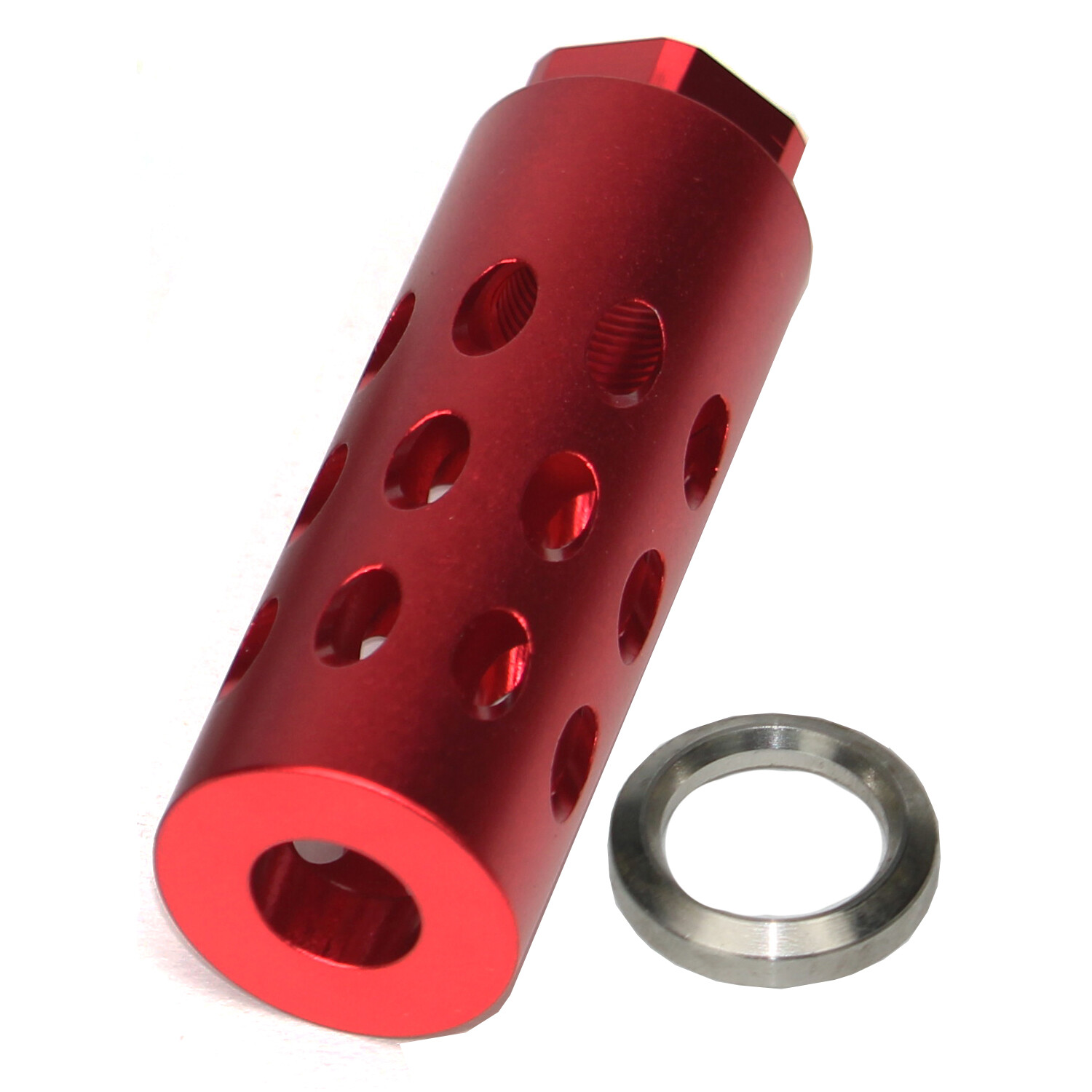 Anodized Aluminum 1/2x28 Muzzle Brake Compensator for 9MM -Color Var | eBay