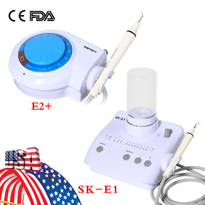 FDA Portable Dental Ultrasonic Piezo Scaler + Handpiece 5*Tips fits Cavitron/EMS