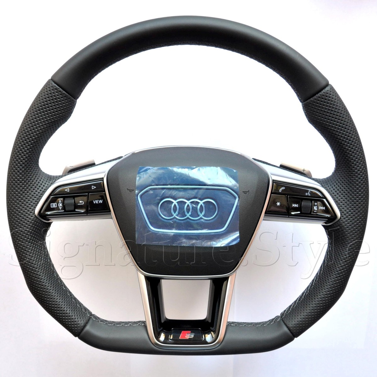 Audi A6 A7 C8 4K S6 S7 RS6 RS7 S Line Flat Bottom steering wheel