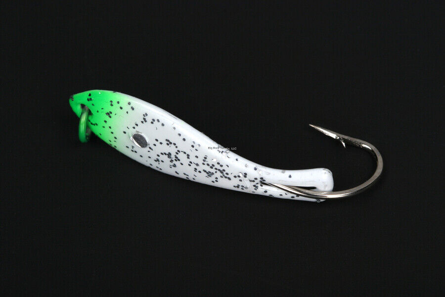 Nungesser 000 Shad Spoon Fishing Lure White Green Tip 30GLO-2GW –  espace_recruteur