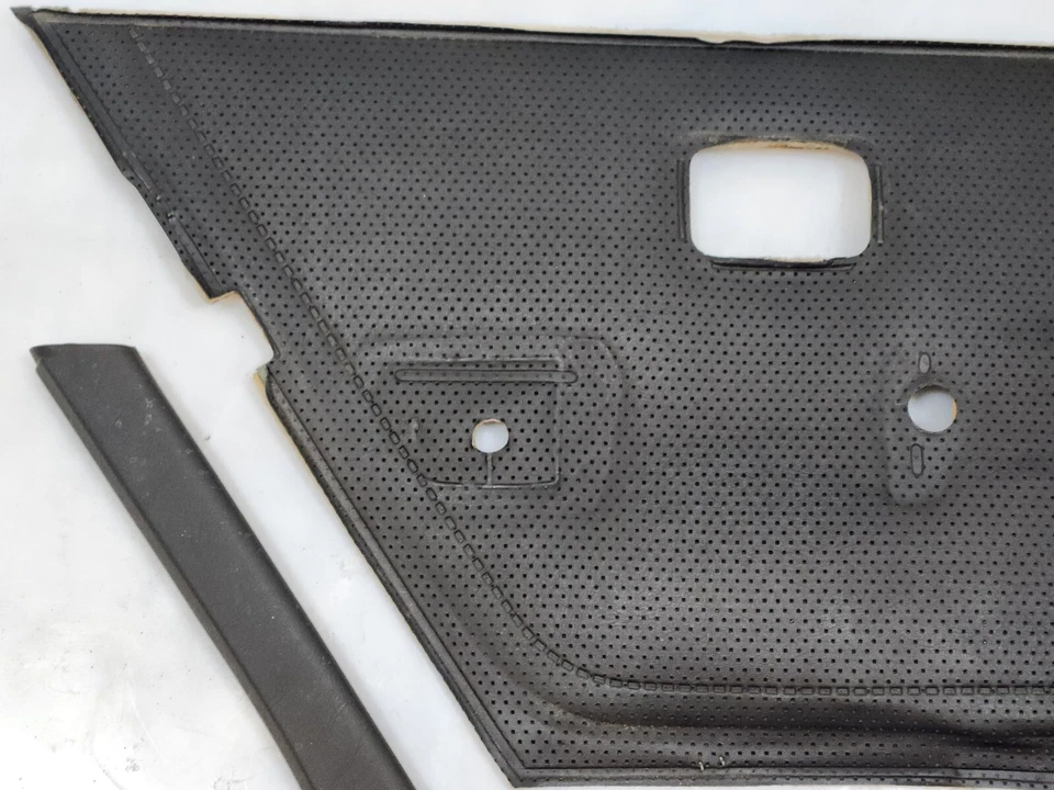 ✅ 86-88 OEM BMW E28 528 Sedan painel traseiro esquerdo da porta do motorista cartão preto - Imagem 4 de 4