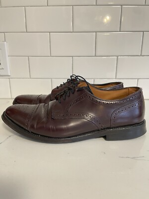 Allen Edmonds Lexington Burgundy Oxblood Cap Toe Oxford  display picture 3