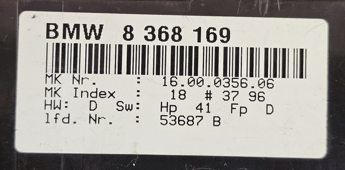 8368169 BMW E36 Climate Controller Heater Display OEM JDM Used 