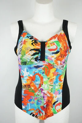 Maritim Badeanzug Größe 38 C - 38 D Cup Bademode Schwarz Mehrfarbig Swimwear - Bild 1 von 4