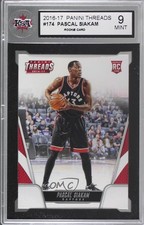 2016-17 Panini Threads Rookies Pascal Siakam #174 KSA 9 MINT 02cq