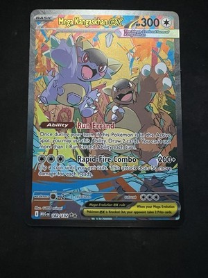 Pokémon TCG Mega Kangaskhan EX 182/132 Holo Rare ME01 Mega Evolution