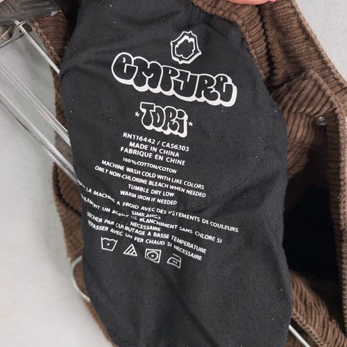 Empyre Pants Womens 7 Brown Tori Carafe Corduroy Skate Loose Straight Baggy Y2K - Picture 5 of 15