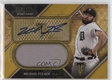 2017 Topps Triple Threads Unity Jumbo Relics Gold 22/25 Michael Fulmer Auto 16o7
