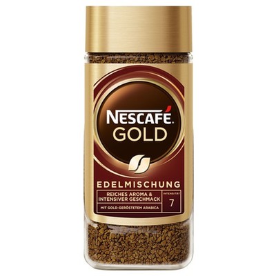 NESCAFÉ Gold Edelmischung löslicher Kaffee (1 x 200g), Instantkaffee