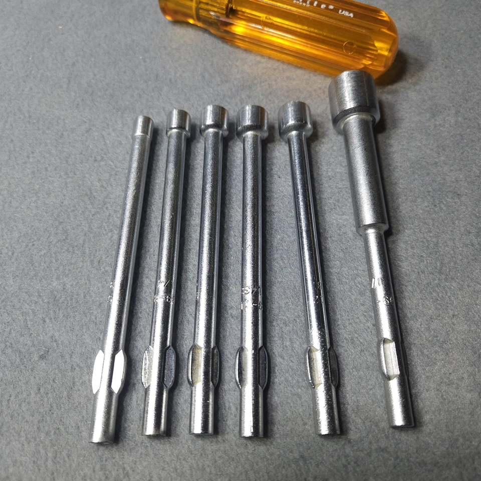 Xcelite 99-1 with 6 nut drivers ³/¹⁶, ¼,    ⁵/¹⁶, ¹¹/³², ⅜, ½ - Image 2 of 4