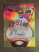 2018 Panini Certified Potential #CPS-DN Derrick Nnadi Auto /25 Chiefs Card