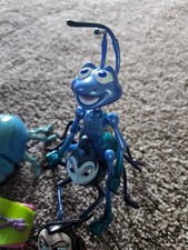 1998 A Bug's Life  Lot Of 6 McDonald's Toys With Poseable Flik Figure
