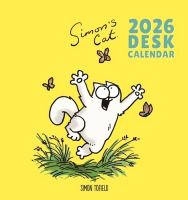 Simons Cat Easel Desk Calendar 2026 (Calendar)