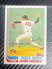 Dennis Eckersley 1982 Topps #490 Vintage MLB Baseball Card Boston Red Sox HOF