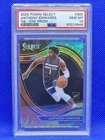 2020 Panini Select Anthony Edwards Prizm Courtside Tie Dye Rookie /25 PSA 10