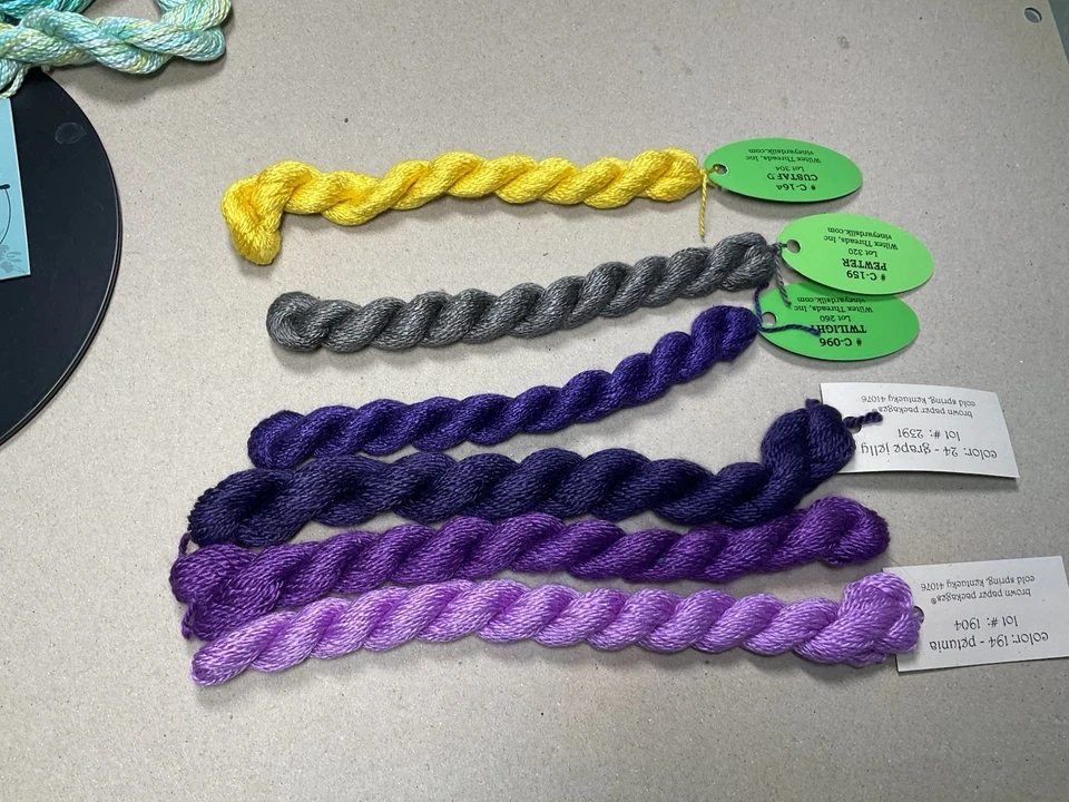 Needlepoint And Cross Stitch Thread Maid By Silk And Ivory  - Image 2 of 2