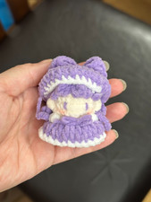 Crochet Infinity Nikki keychain plushie Amigurumi Stuffed girl Doll