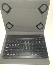 Bluetooth Detachable Keyboard Case for Tablet Protective Cover 8" x 10"