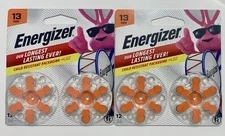 (Pack Of 24) Energizer Size 13 Hearing Aid Batteries. LONG LASTING!!