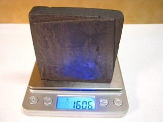 1/3lb 3x3x.7inch SHUNGITE SLAB SHUN'GA KARELIA RUSSIA #334