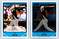 Joey Votto 2007 Bowman Chrome & Base #98 Cincinnati Reds, Canada Pre Rookie RC
