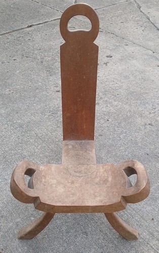 Vintage Birthing Chair 30.75"