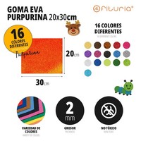 Moosgummi Dunkelblau 20X30Cm 5 Stk Von Ofituria FüR Bastelarbeiten, Glitzerstoff